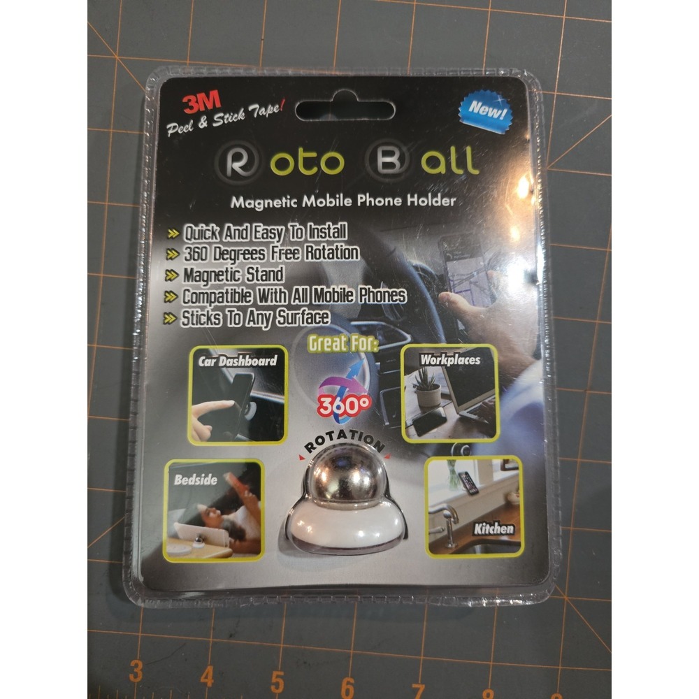 Car Cell Phone Holder - Dashboard Car Cell Phont Mount/Holder 3M Peel & Stick
